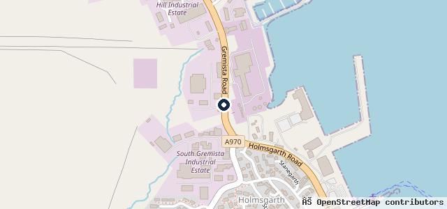 Map showing the location of J R J Shetland Ltd