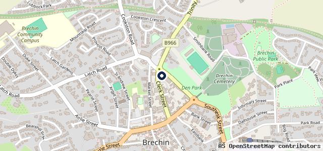 Map showing the location of Park's Renault Brechin