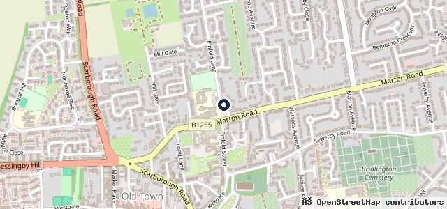 Map showing the location of Mark Hart Motor Engineers MOT