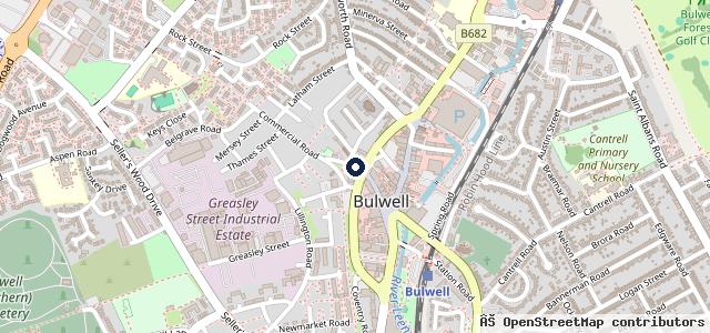 Map showing the location of Market Garage
