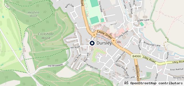 Map showing the location of May Lane Motors