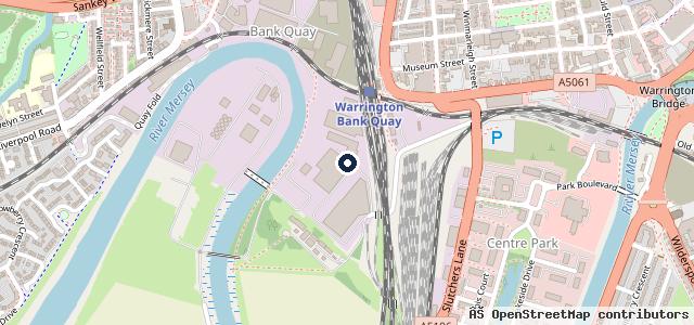 Map showing the location of Carmandos garage DPF Cleaning | Car Repairs | Car Service Warrington - Carmandos Car Services
