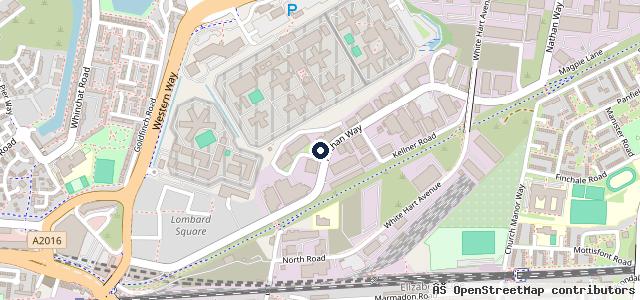 Map showing the location of Central Cab Care