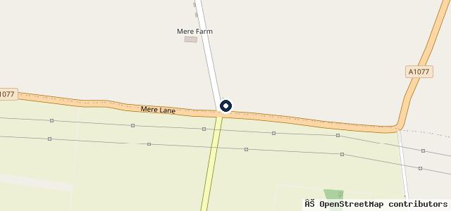 Map showing the location of Mere Garage