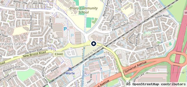 Map showing the location of Middleton Motor Care