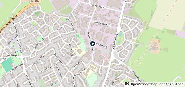 Map showing the location of County Tyres Calne