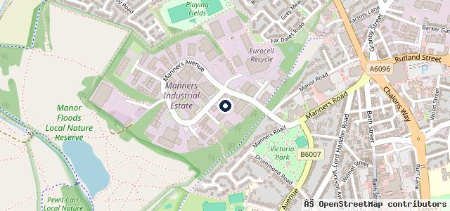 Map showing the location of Miller Auto Centre