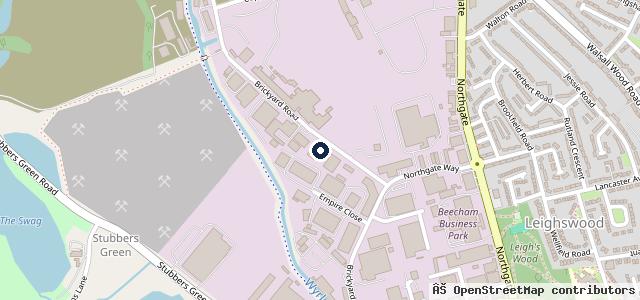 Map showing the location of MRD Automotive