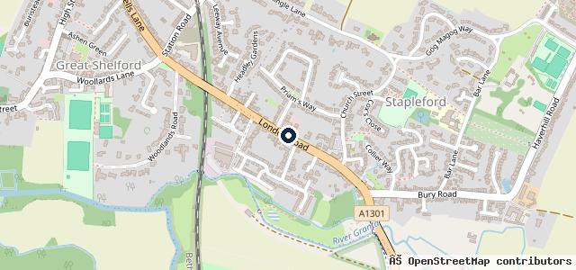 Map showing the location of EMG Kia South Cambridge