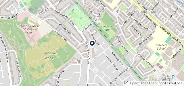 Map showing the location of Park Motor Services
