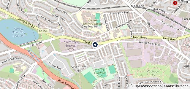 Map showing the location of Grasmere Accident Repairs