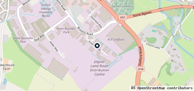 Map showing the location of Alupian Auto Centre