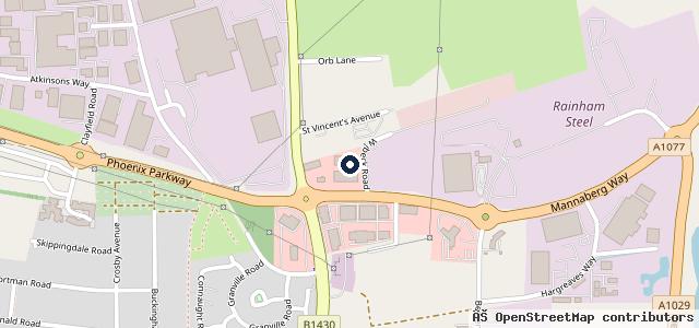 Map showing the location of FMG Repair Services Scunthorpe