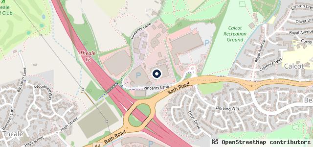 Map showing the location of Porsche Centre Reading