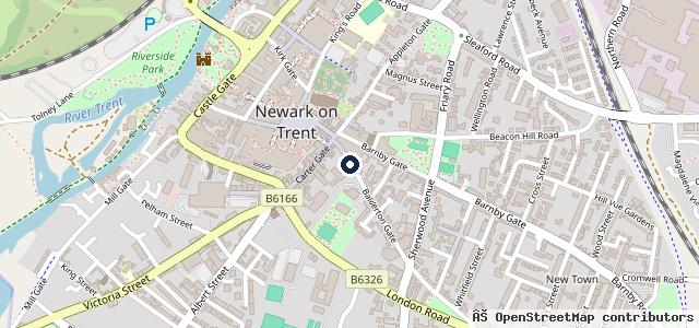 Map showing the location of Pratt & Gelsthorpe Ltd