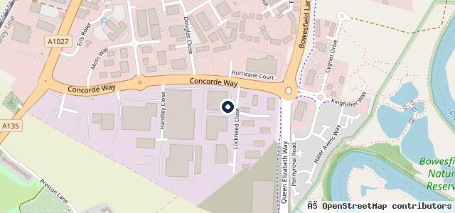 Map showing the location of Tyre Exchange - Team Protyre