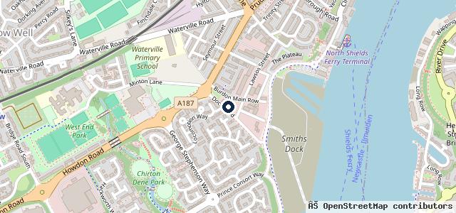 Map showing the location of Priory Coachworks