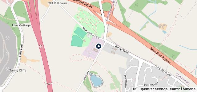Map showing the location of T E K Test Station