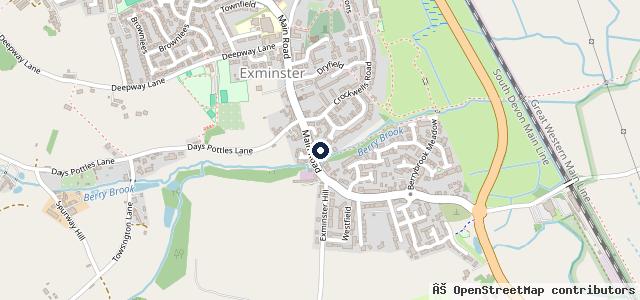 Map showing the location of Berrybrook Motors Ltd