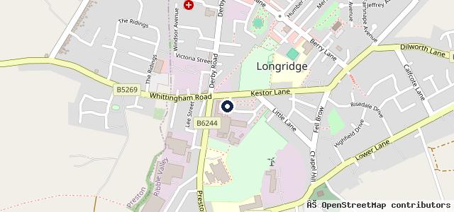 Map showing the location of Ribble Valley Tyre & Autos Limited