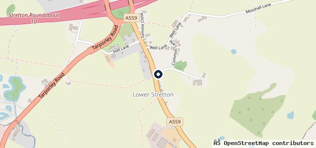 Map showing the location of Ring O'Bells Garage