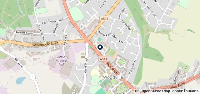 Map showing the location of Viking Tyre & Service Centre Ltd