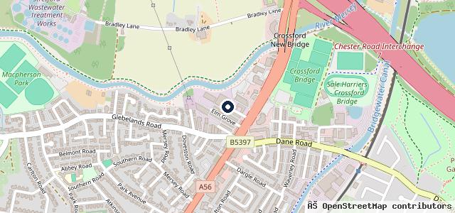 Map showing the location of Sale VW/Audi