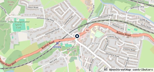 Map showing the location of Smithy Garage