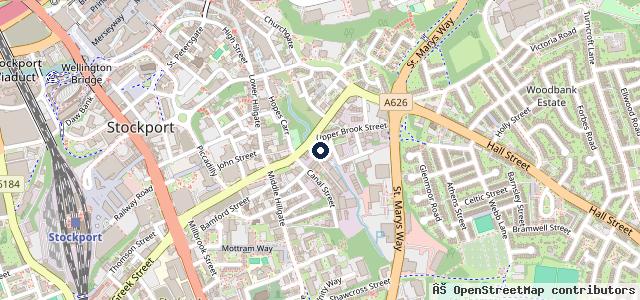 Map showing the location of Greg Street, MOT & Garage Services stockport auto centre