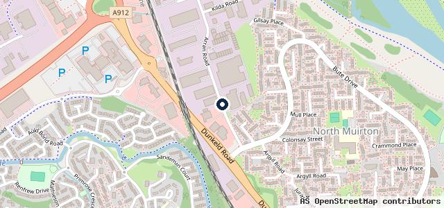 Map showing the location of Camerons Volvo
