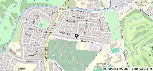 Map showing the location of Simply Services Liverpool mobile mechanic