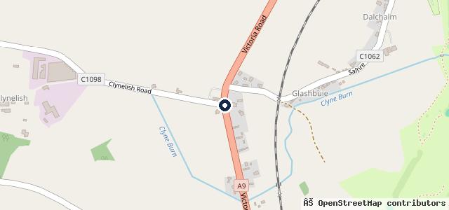 Map showing the location of VICTORIA GARAGE BRORA - 24hr Recovery Service, Garage & MOT, 24hr Fuel