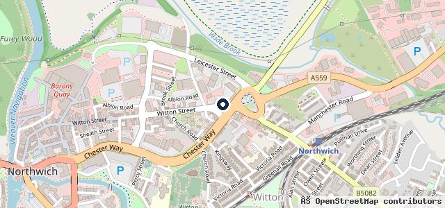 Map showing the location of The Car Centre