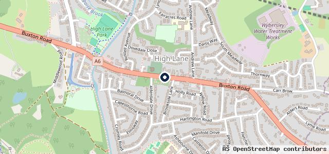 Map showing the location of Coach House Garage (Stockport) Ltd