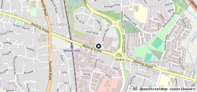 Map showing the location of Citroën @ Vauxhall Wilnecote Motors - Tamworth