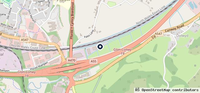 Map showing the location of Thomas Automotive ltd