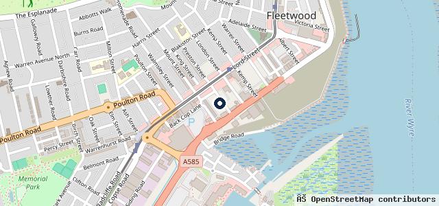 Map showing the location of Tony Blundell Autos