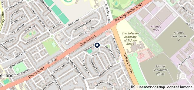 Map showing the location of Paul's Car Valets