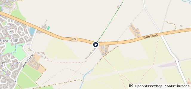 Map showing the location of Turnpike Garage
