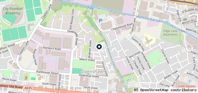 Map showing the location of Victoria Street Motors