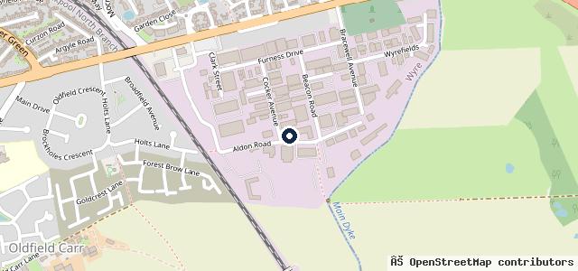 Map showing the location of Olivers Cars Ltd