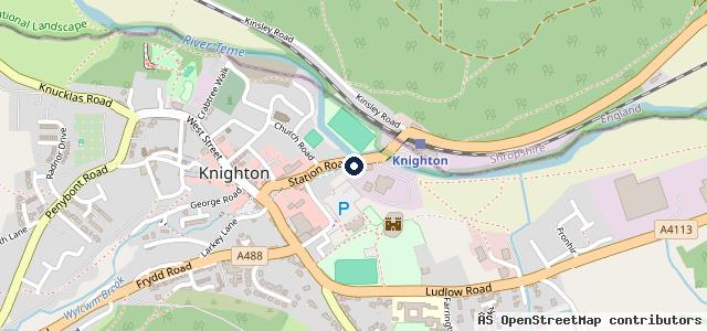 Map showing the location of West Pennine Trucks Ltd - Scania Knighton