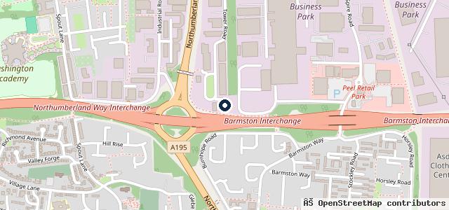 Map showing the location of Washington Auto Repair Centre - Eurorepar Car Service