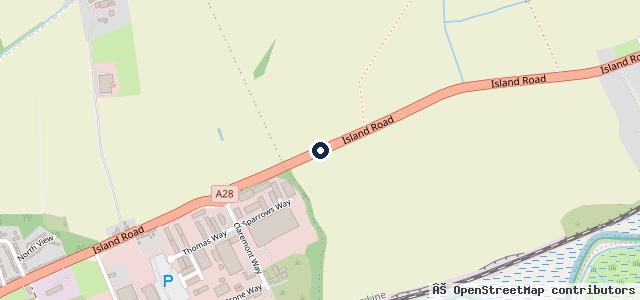 Map showing the location of Westbere garage | Canterbury