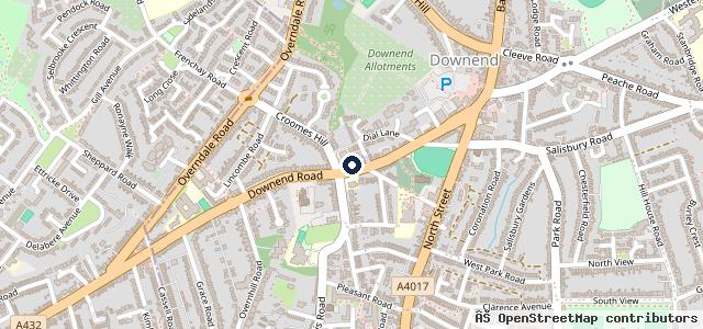 Map showing the location of Westerleigh Car Centre Ltd