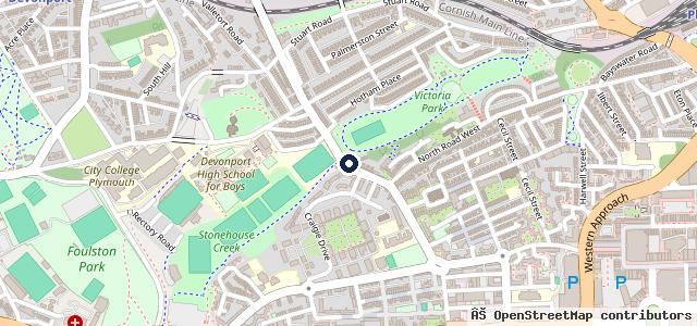 Map showing the location of Western Spares