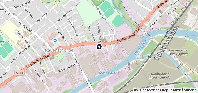 Map showing the location of Euro Tyres Ravensthorpe