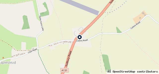 Map showing the location of Paul Stephens