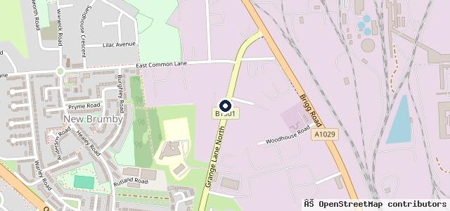 Map showing the location of Bruce Cousin Motors