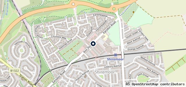 Map showing the location of North East Garages Ltd
